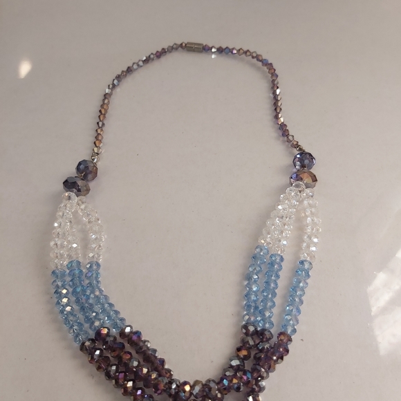 Vintage Necklace cristal - Picture 4 of 6